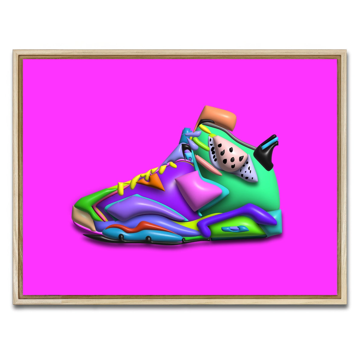 AUTO-MOCKUP WHITE | Takun Jordan | 1 Piece | Natural Framed Canvas | group=4x3