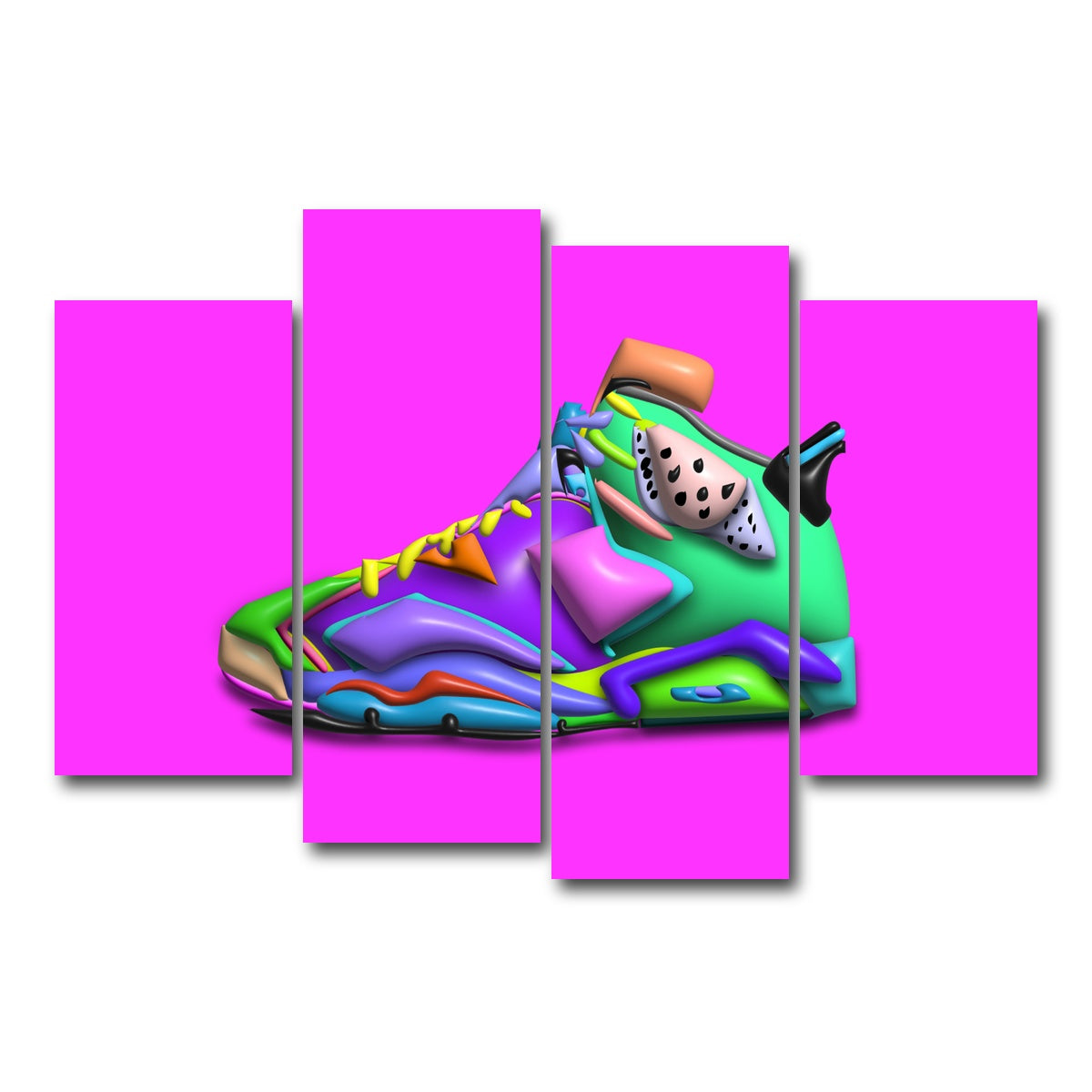 AUTO-MOCKUP WHITE | Takun Jordan | 4 Piece | Gallery Wrap Canvas | group=4_short