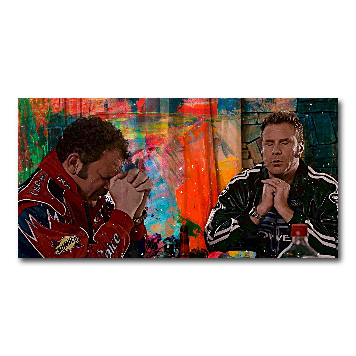 AUTO-MOCKUP WHITE | Talladega Nights - Dinner Time | 1 Piece | Gallery Wrap Canvas | group=2x1