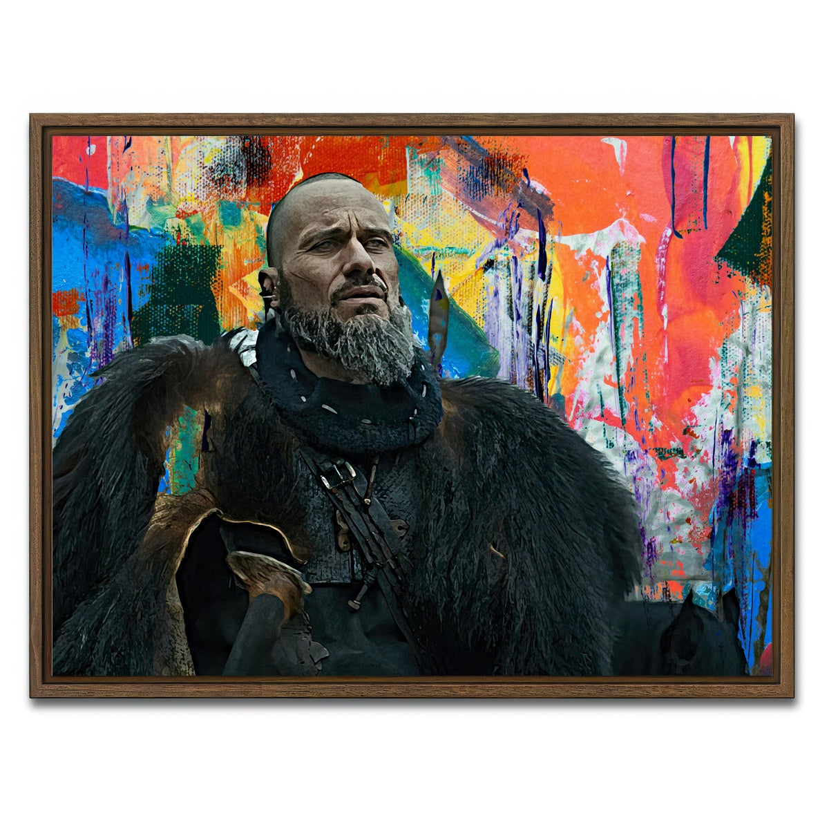 AUTO-MOCKUP WHITE | Tamacti Jun | 1 Piece | Walnut Framed Canvas | group=4x3