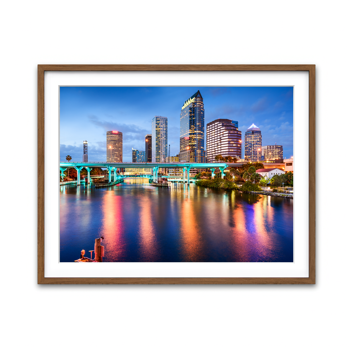 Framed Print 4x3 Walnut