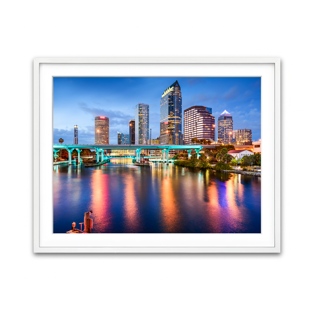 Framed Print 4x3 White