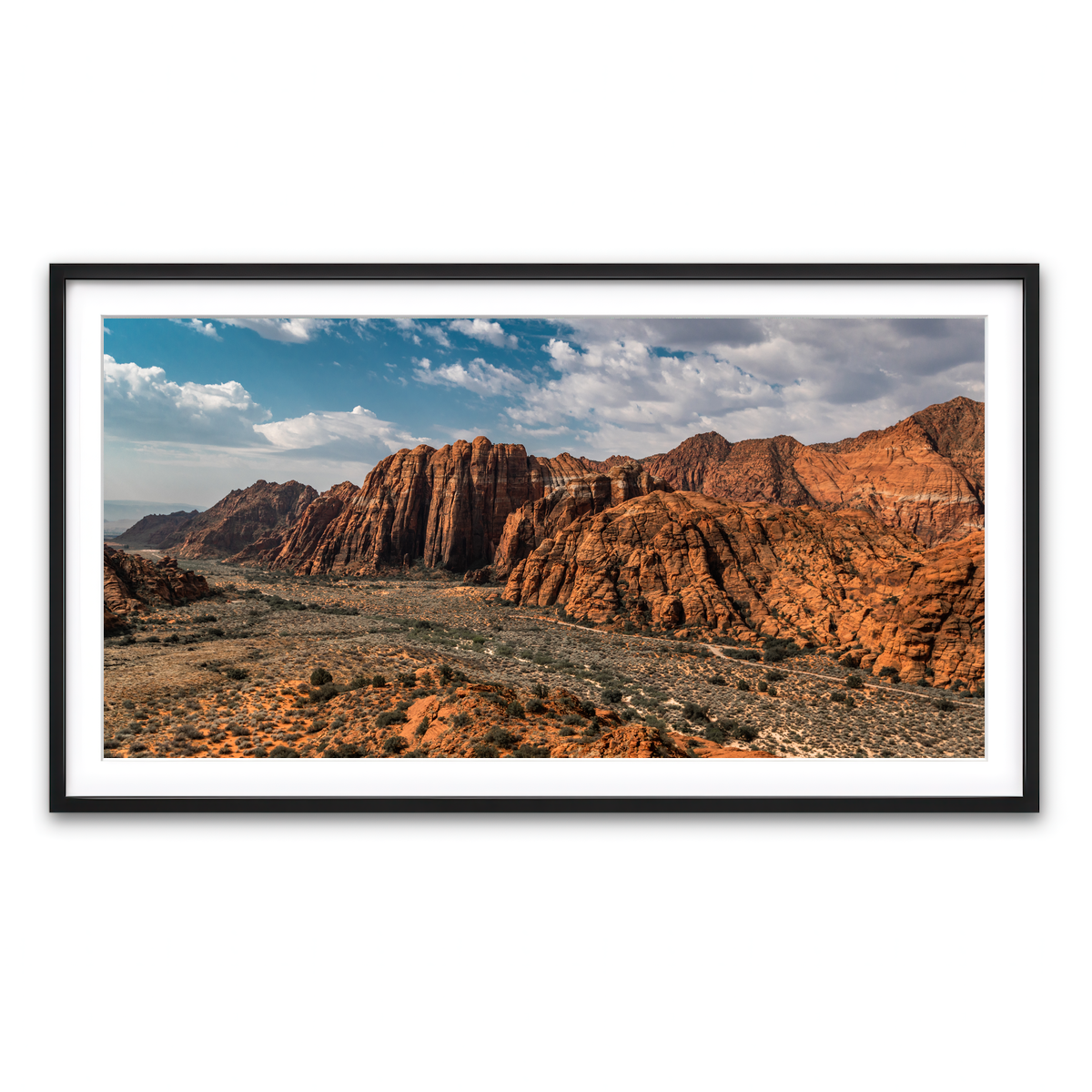 Framed Print 2x1 Black
