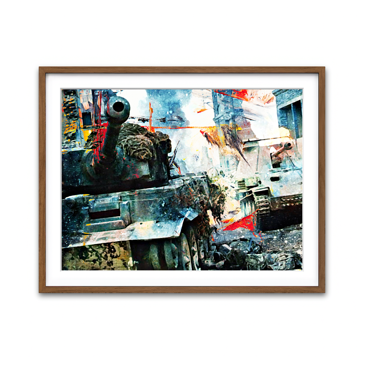 Framed Print 4x3 Walnut