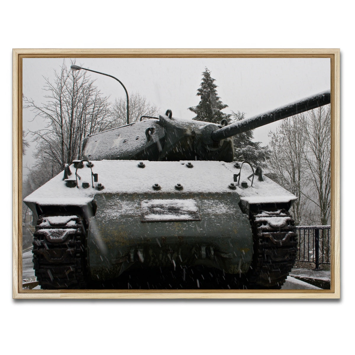 AUTO-MOCKUP WHITE | Tank Destroyer | 1 Piece | Natural Framed Canvas | group=4x3