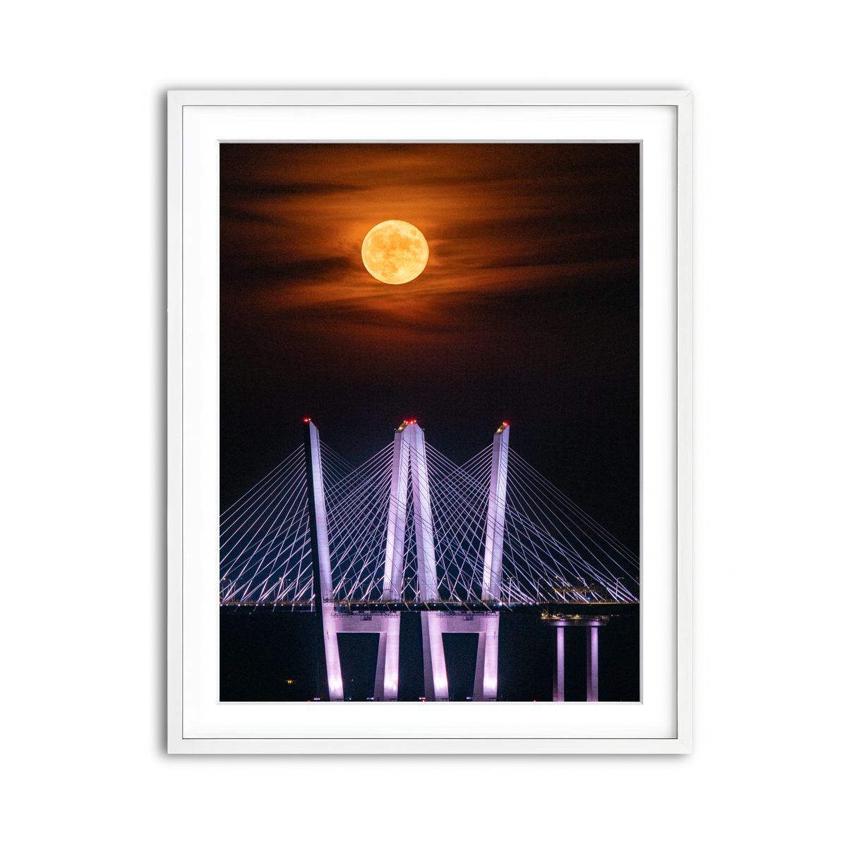 Framed Print 3x4 White