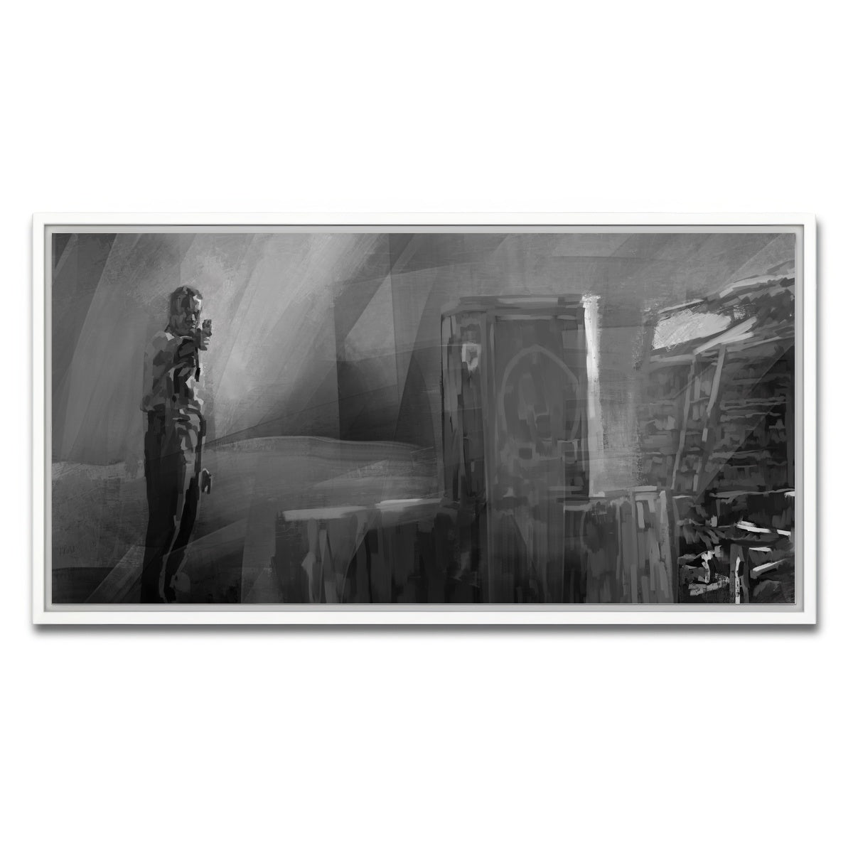 AUTO-MOCKUP WHITE | Target practice | 1 Piece | White Framed Canvas | group=2x1