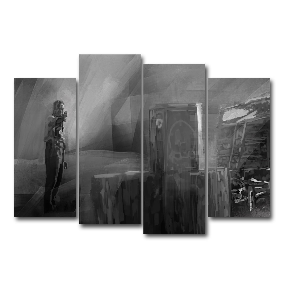 AUTO-MOCKUP WHITE | Target practice | 4 Piece | Gallery Wrap Canvas | group=4_normal