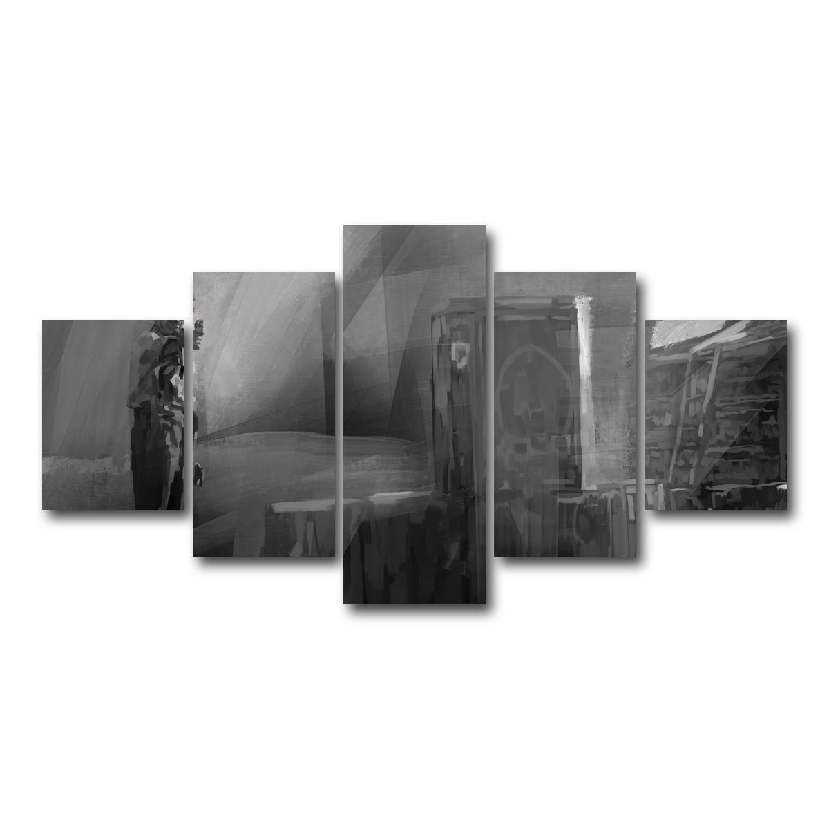 AUTO-MOCKUP WHITE | Target practice | 5 Piece | Gallery Wrap Canvas | group=5_short