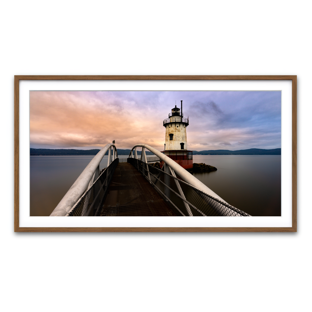 Framed Print 2x1 Walnut