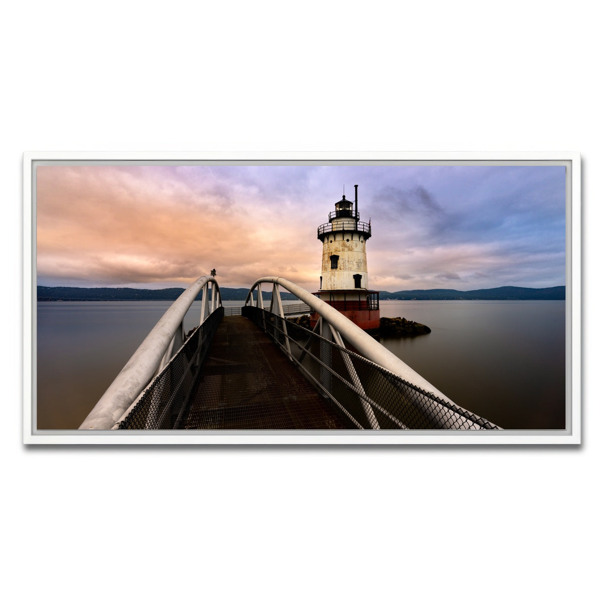 AUTO-MOCKUP WHITE | Tarrytown Lighthouse | 1 Piece | White Framed Canvas | group=2x1