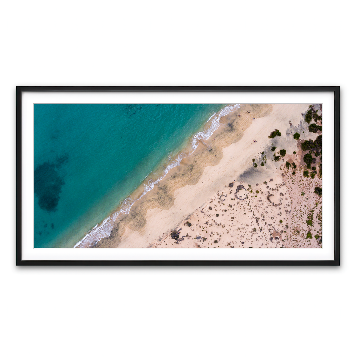 Framed Print 2x1 Black