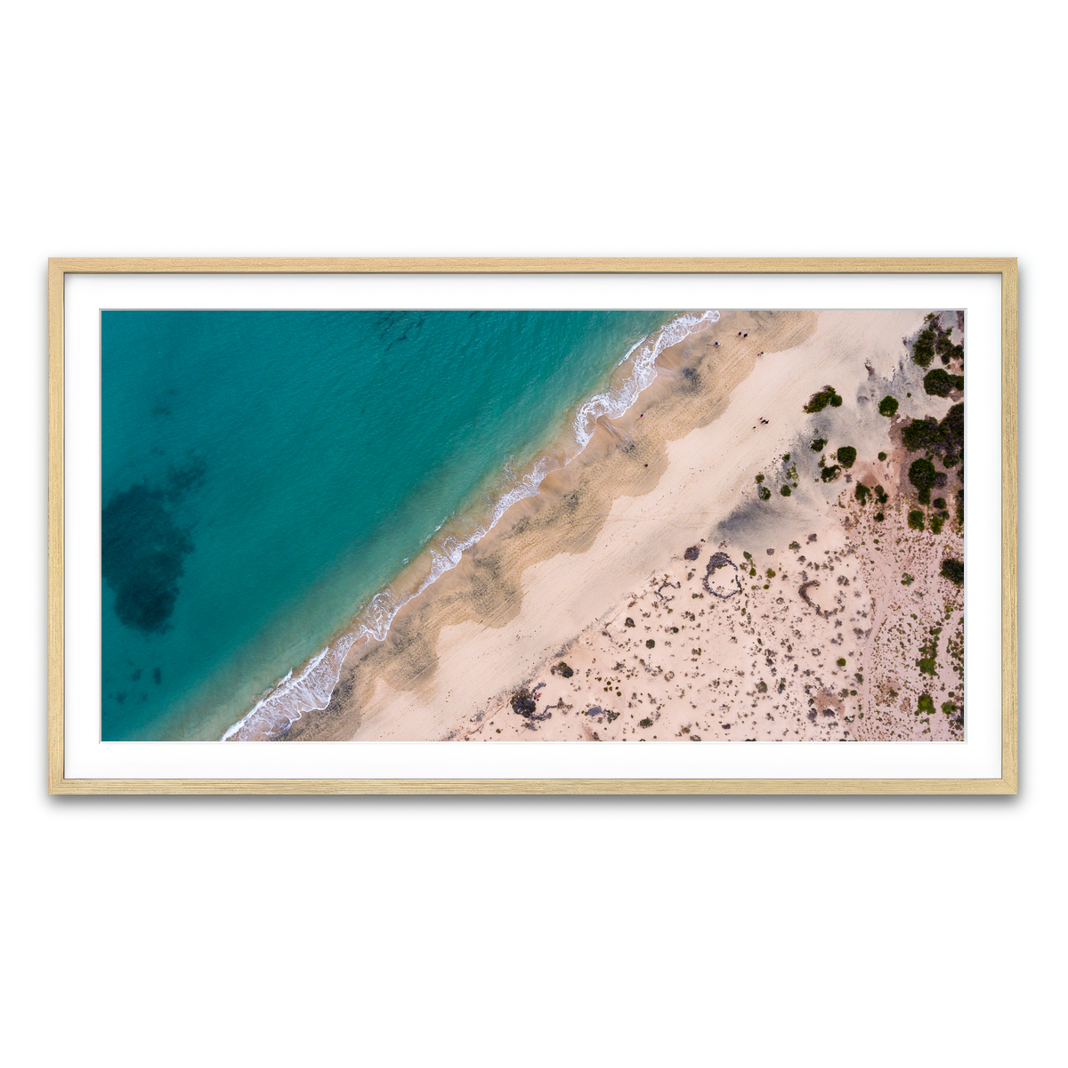 Framed Print 2x1 Natural