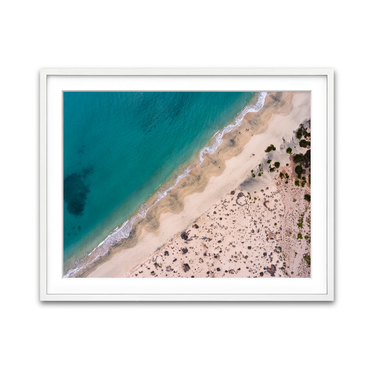 Framed Print 4x3 White