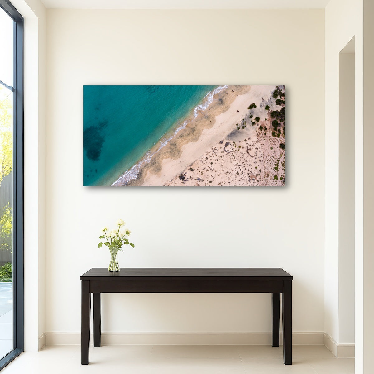 AUTO-MOCKUP ROOM | Teal beach