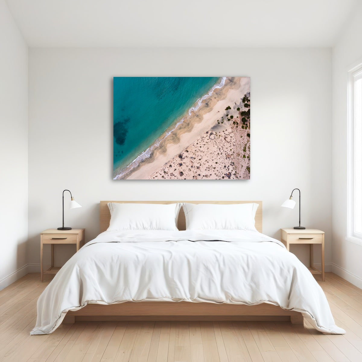 AUTO-MOCKUP ROOM | Teal beach