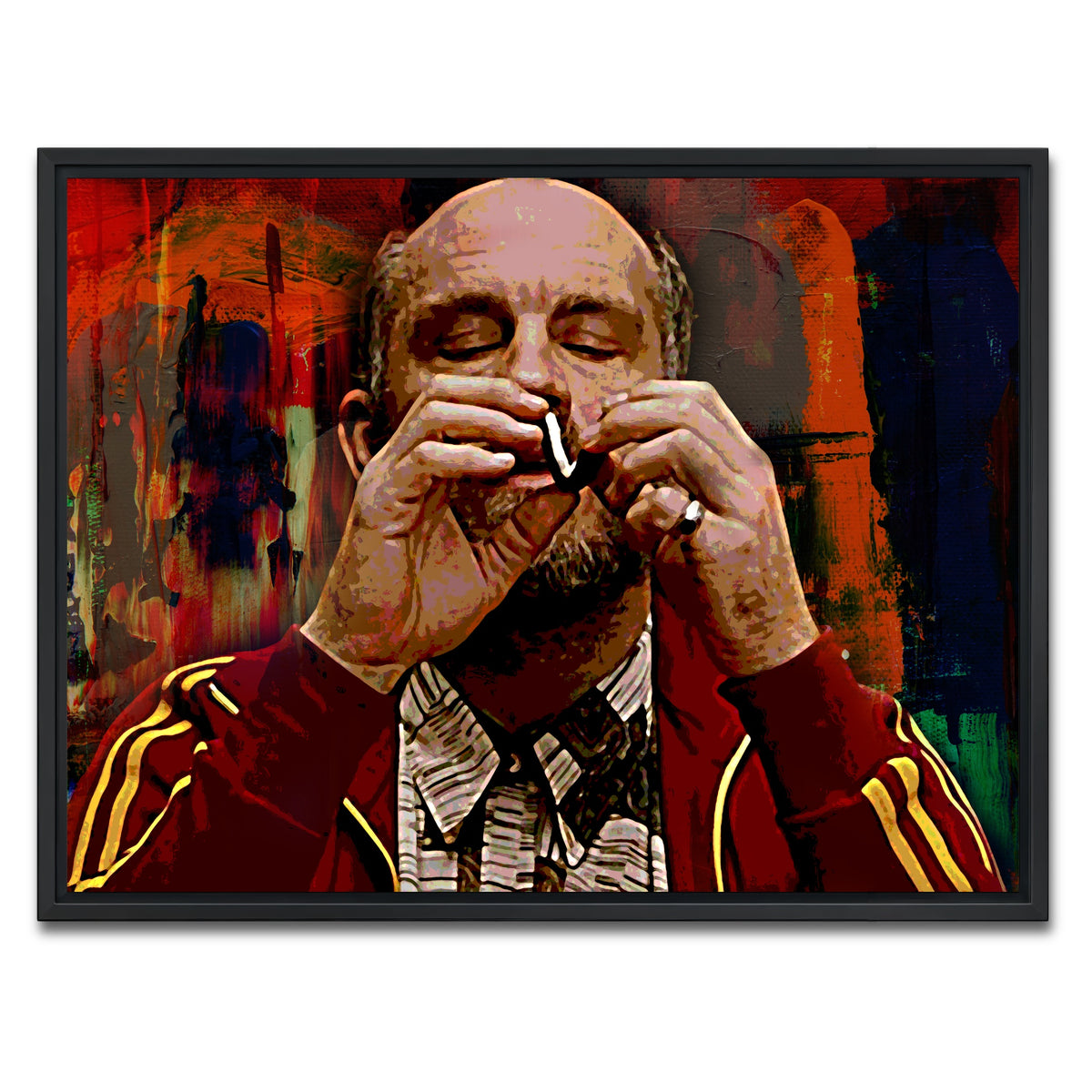 AUTO-MOCKUP WHITE | Teddy KGB | 1 Piece | Black Framed Canvas | group=4x3