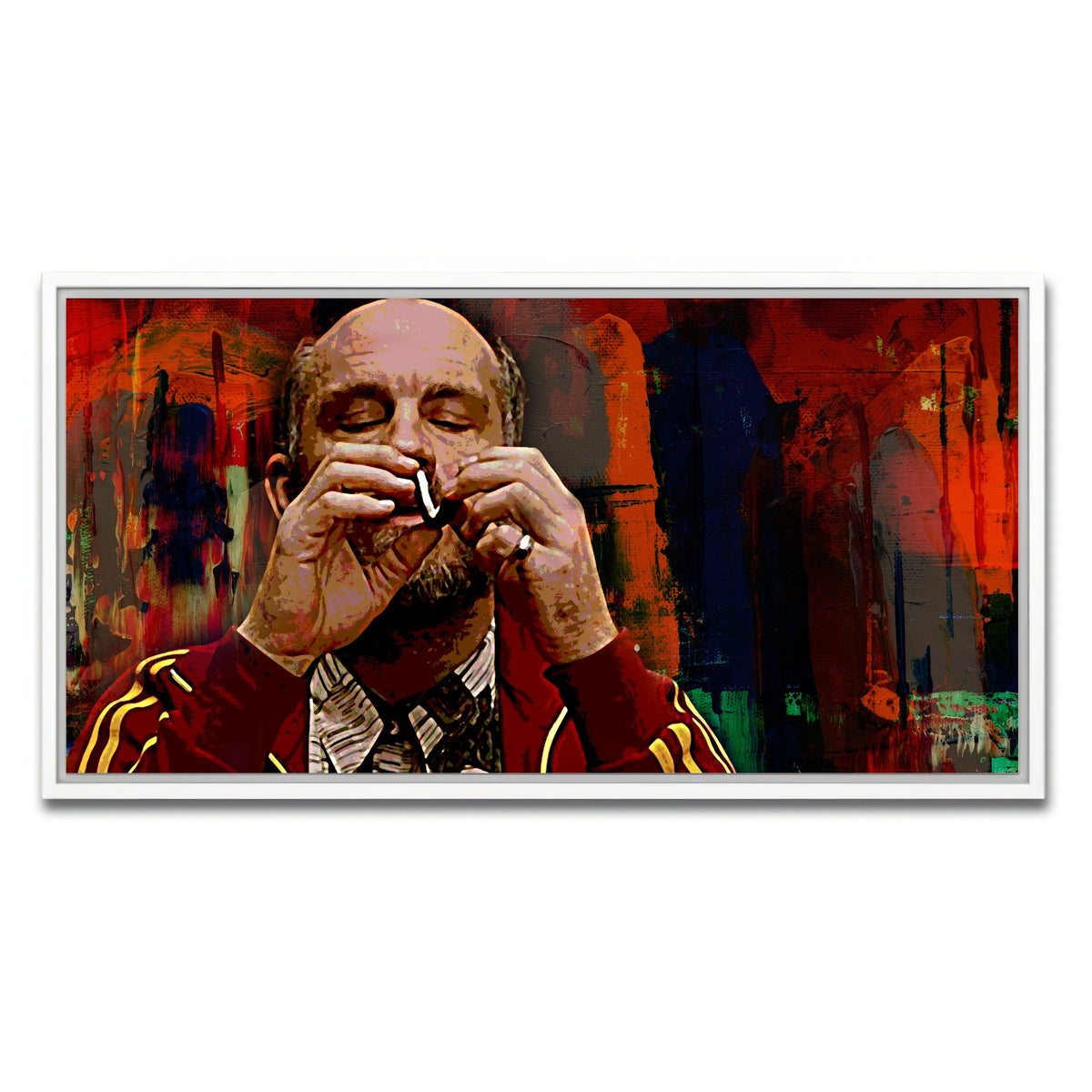 AUTO-MOCKUP WHITE | Teddy KGB | 1 Piece | White Framed Canvas | group=2x1