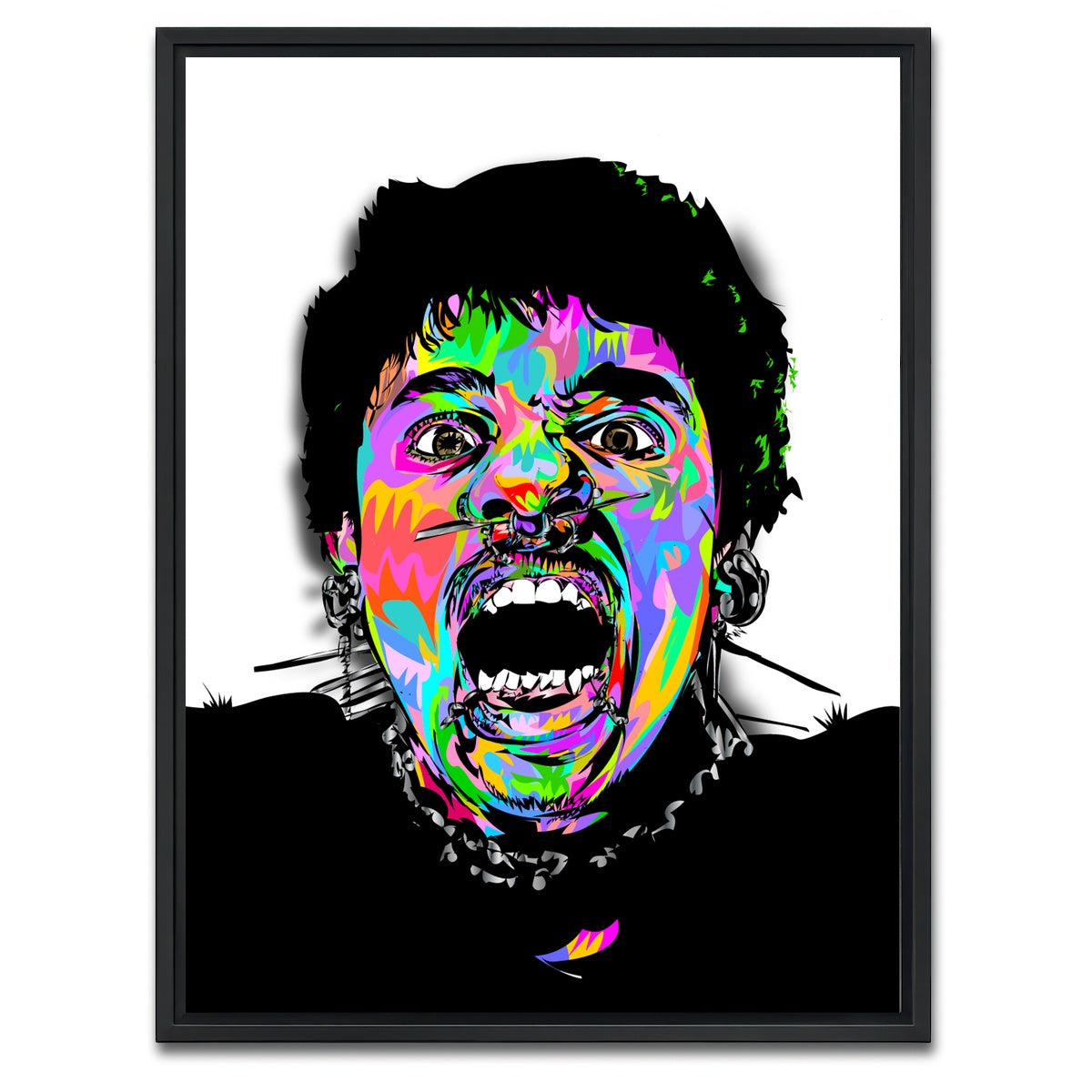 AUTO-MOCKUP WHITE | Teezo Touchdown | 1 Piece | Black Framed Canvas | group=3x4