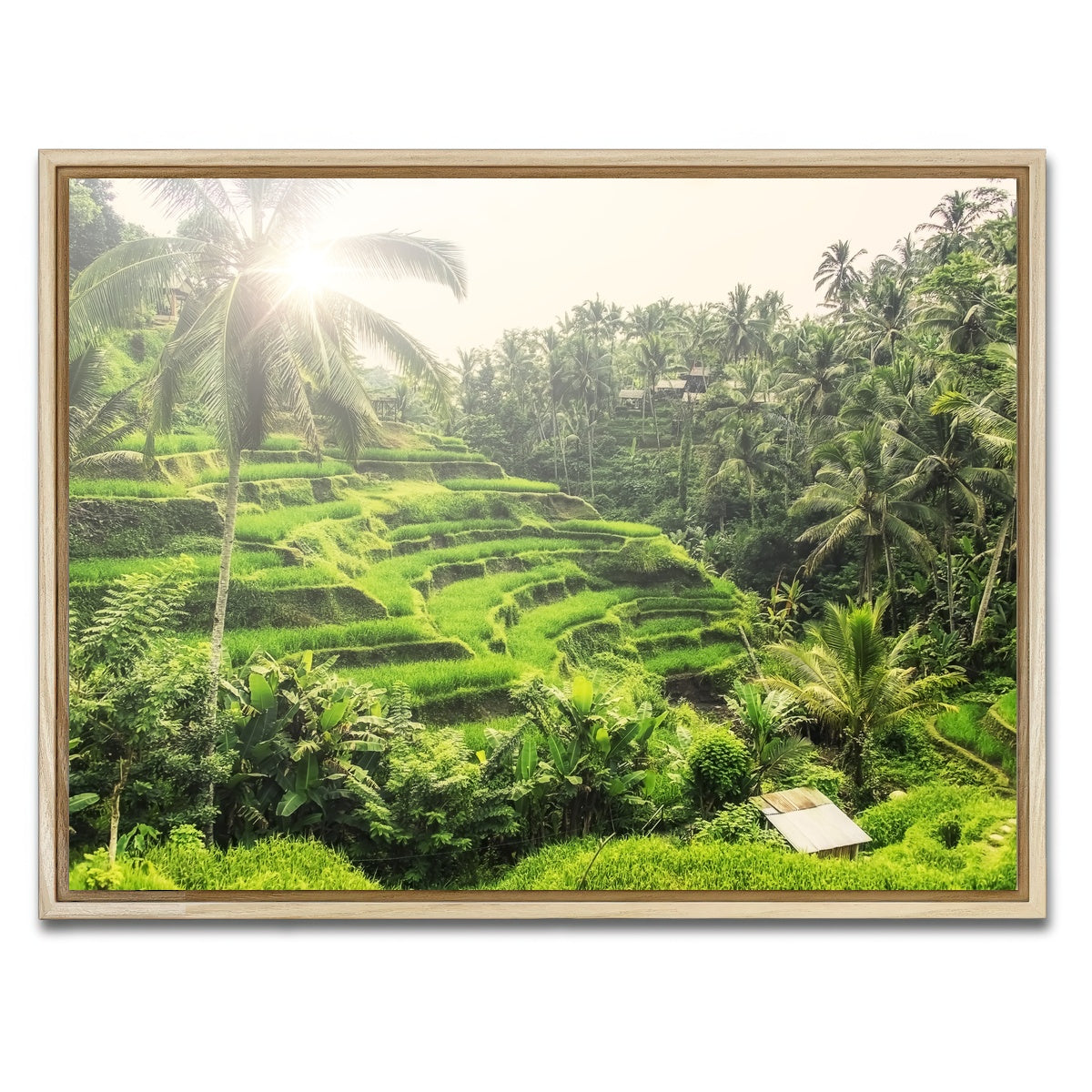 AUTO-MOCKUP WHITE | Tegallalang | 1 Piece | Natural Framed Canvas | group=4x3