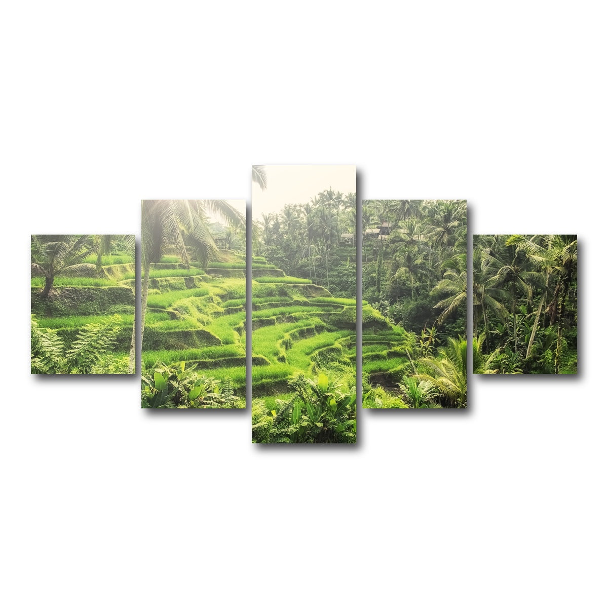 AUTO-MOCKUP WHITE | Tegallalang | 5 Piece | Gallery Wrap Canvas | group=5_short