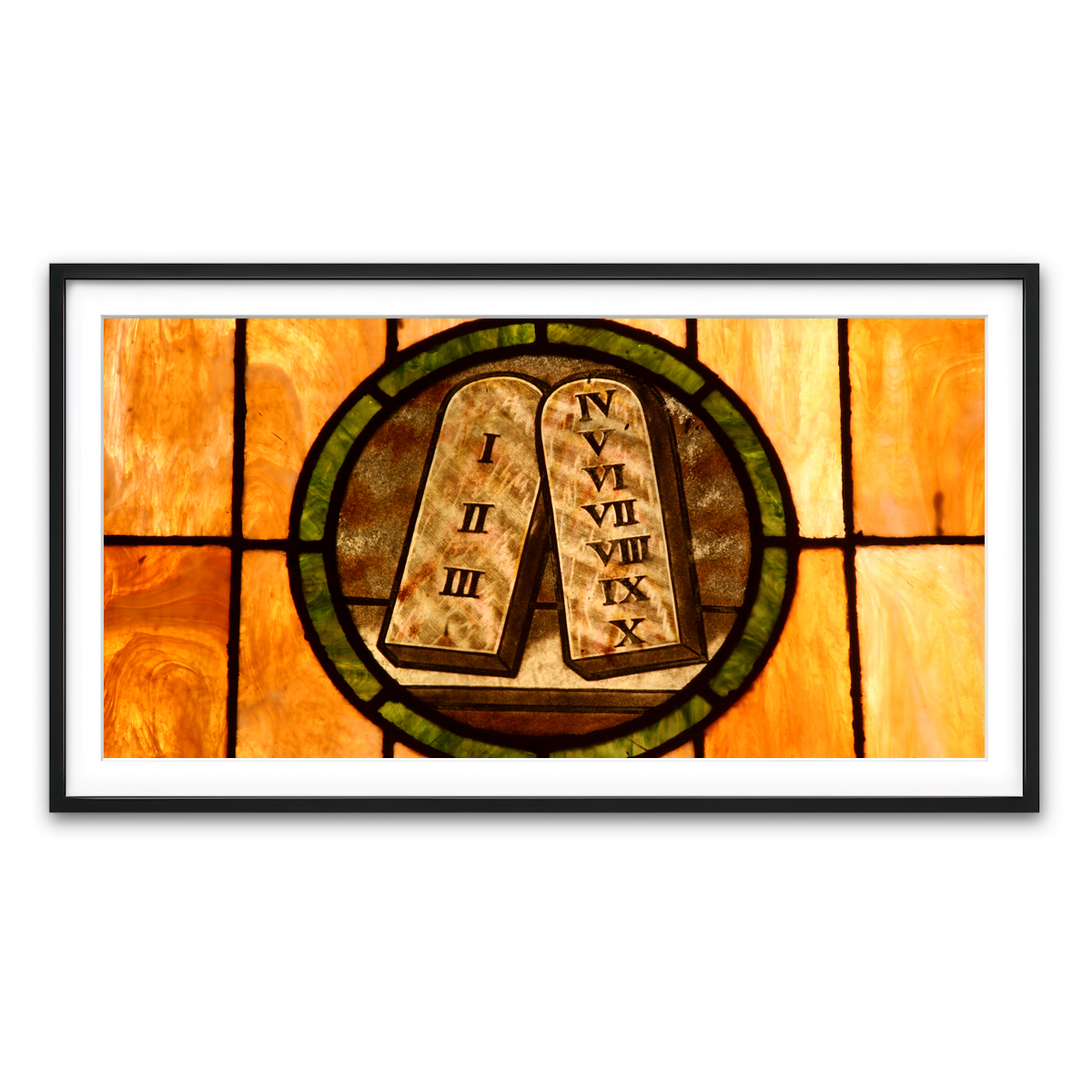 Framed Print 2x1 Black