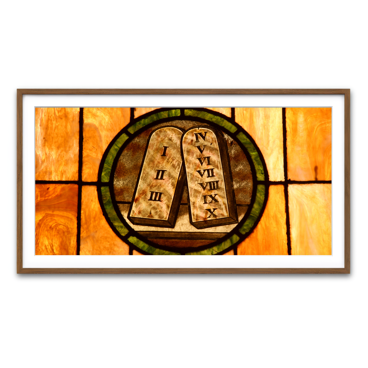 Framed Print 2x1 Walnut