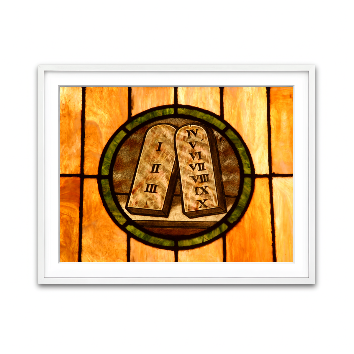 Framed Print 4x3 White