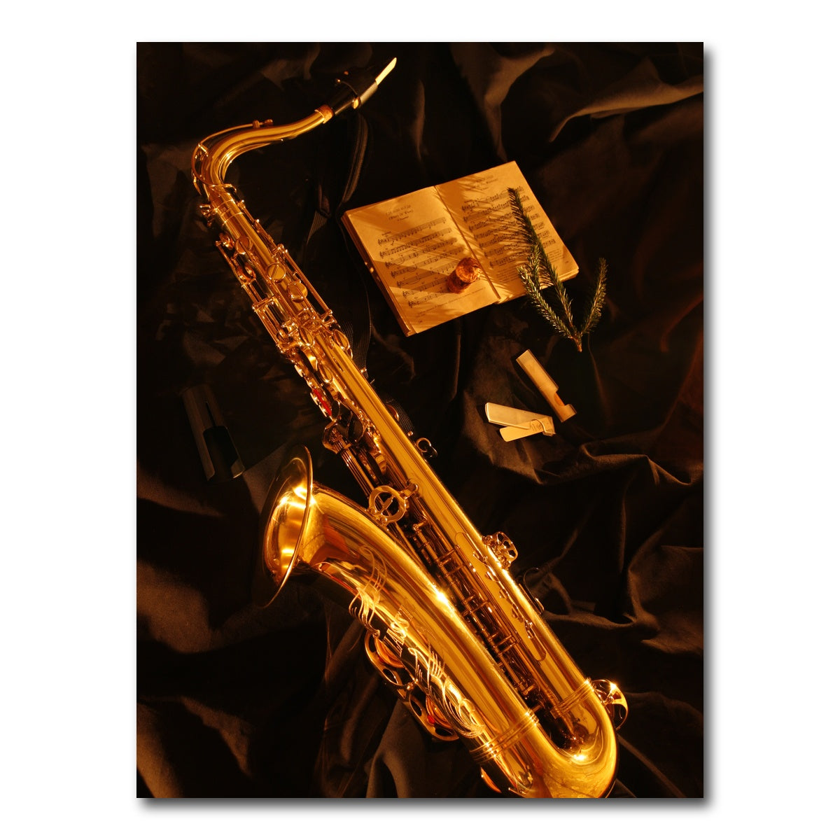 AUTO-MOCKUP WHITE | Tenor saxophone | 1 Piece | Gallery Wrap Canvas | group=3x4
