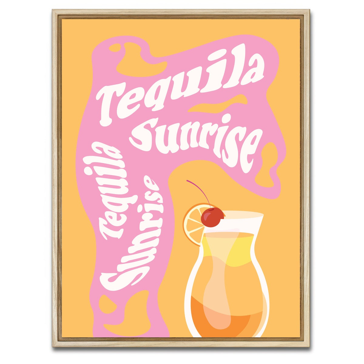 AUTO-MOCKUP WHITE | Tequila Sunrise | 1 Piece | Natural Framed Canvas | group=3x4