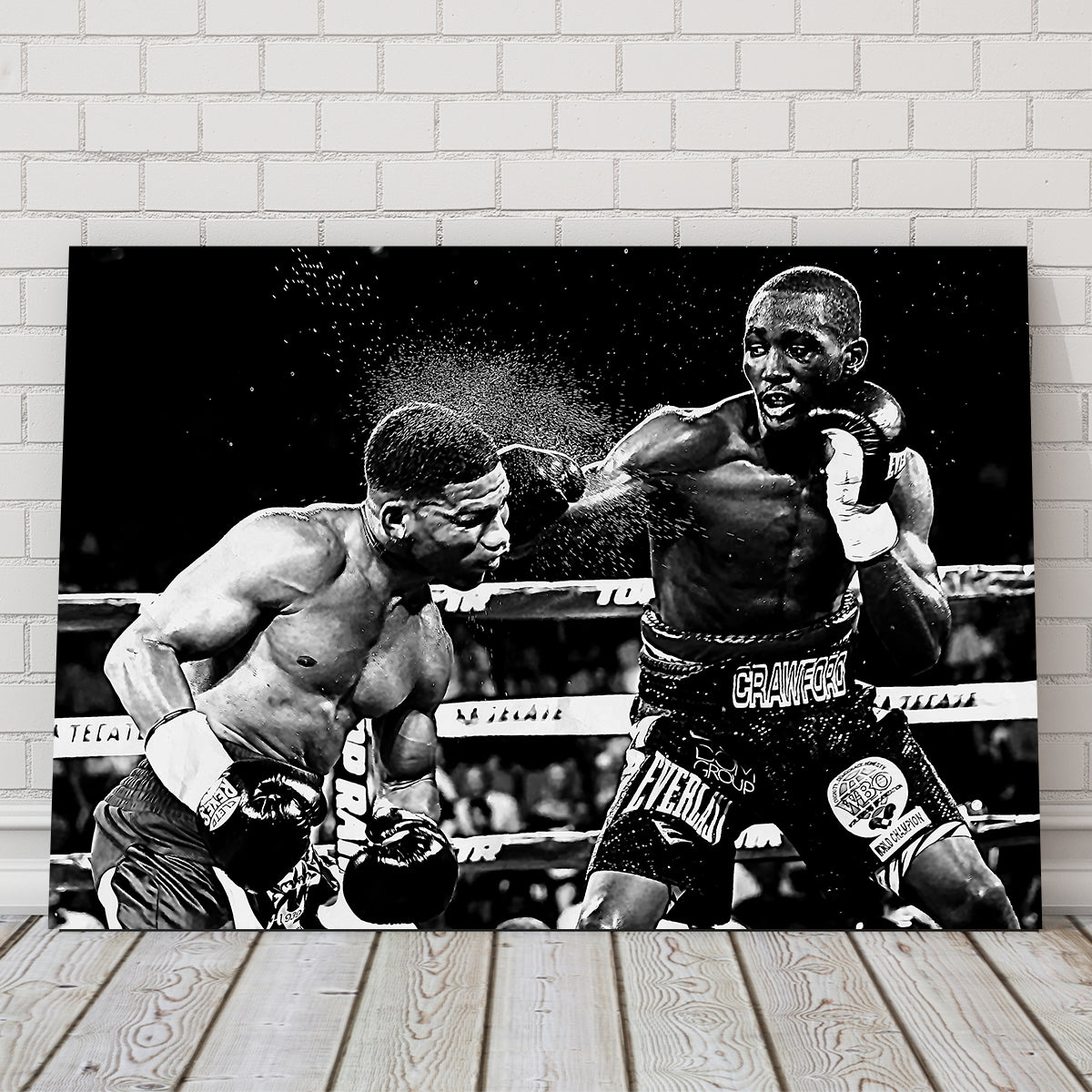 Terence Crawford Grayscale Wall Art
