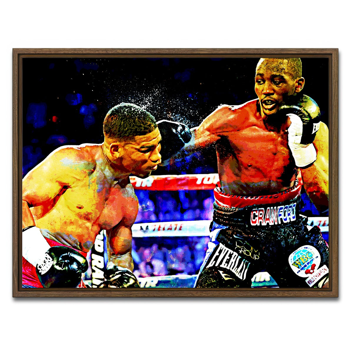AUTO-MOCKUP WHITE | Terence Crawford | 1 Piece | Walnut Framed Canvas | group=4x3