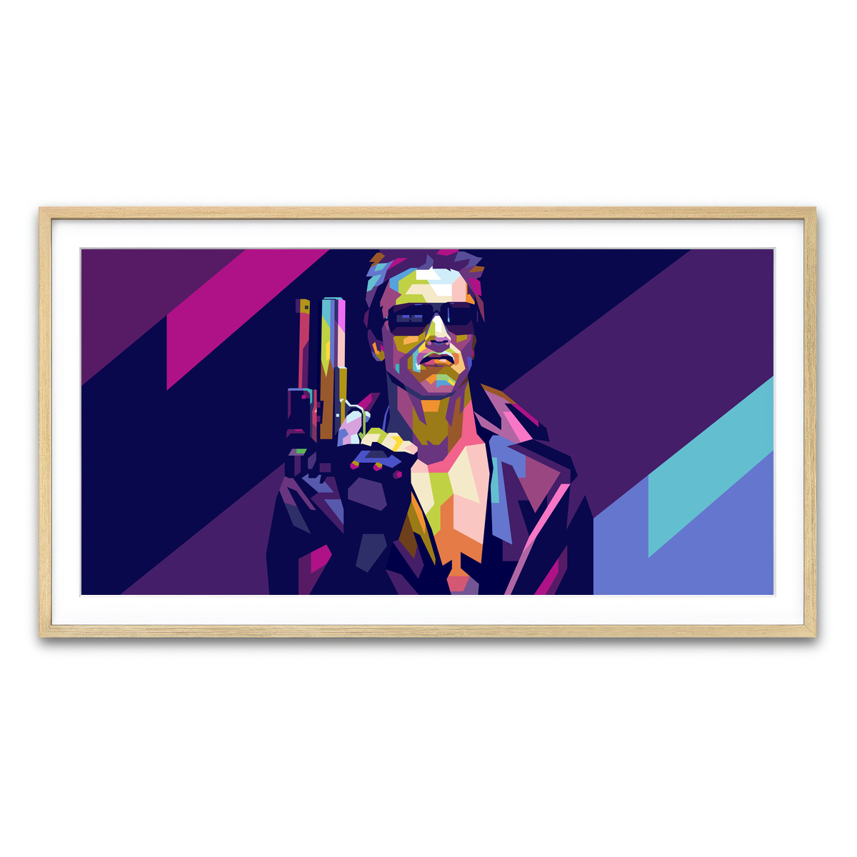 Framed Print 2x1 Natural