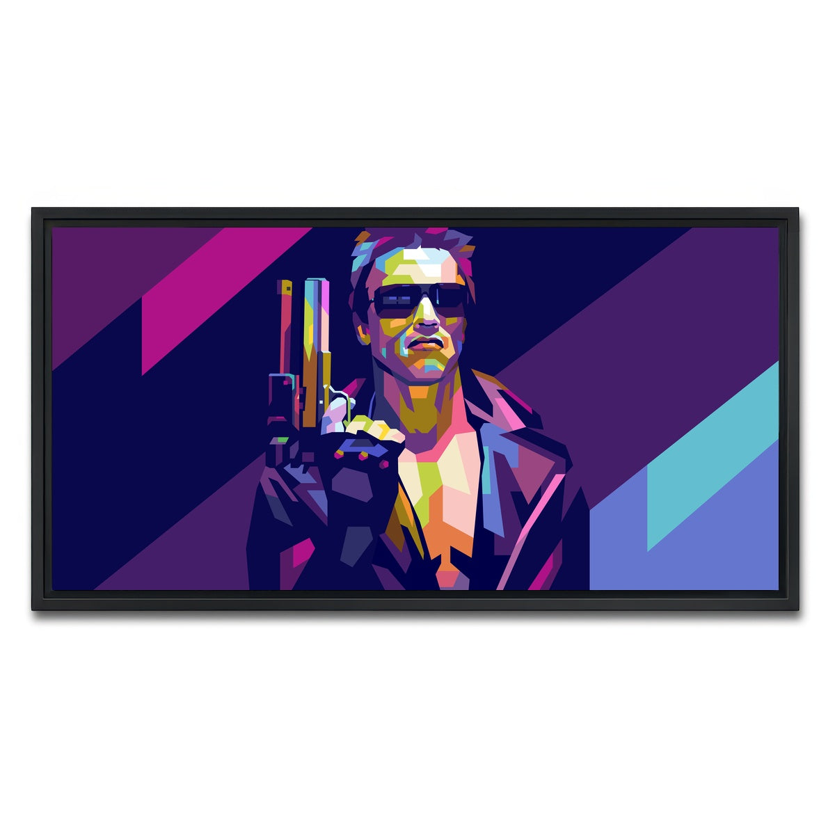 AUTO-MOCKUP WHITE | Terminator Arnold | 1 Piece | Black Framed Canvas | group=2x1