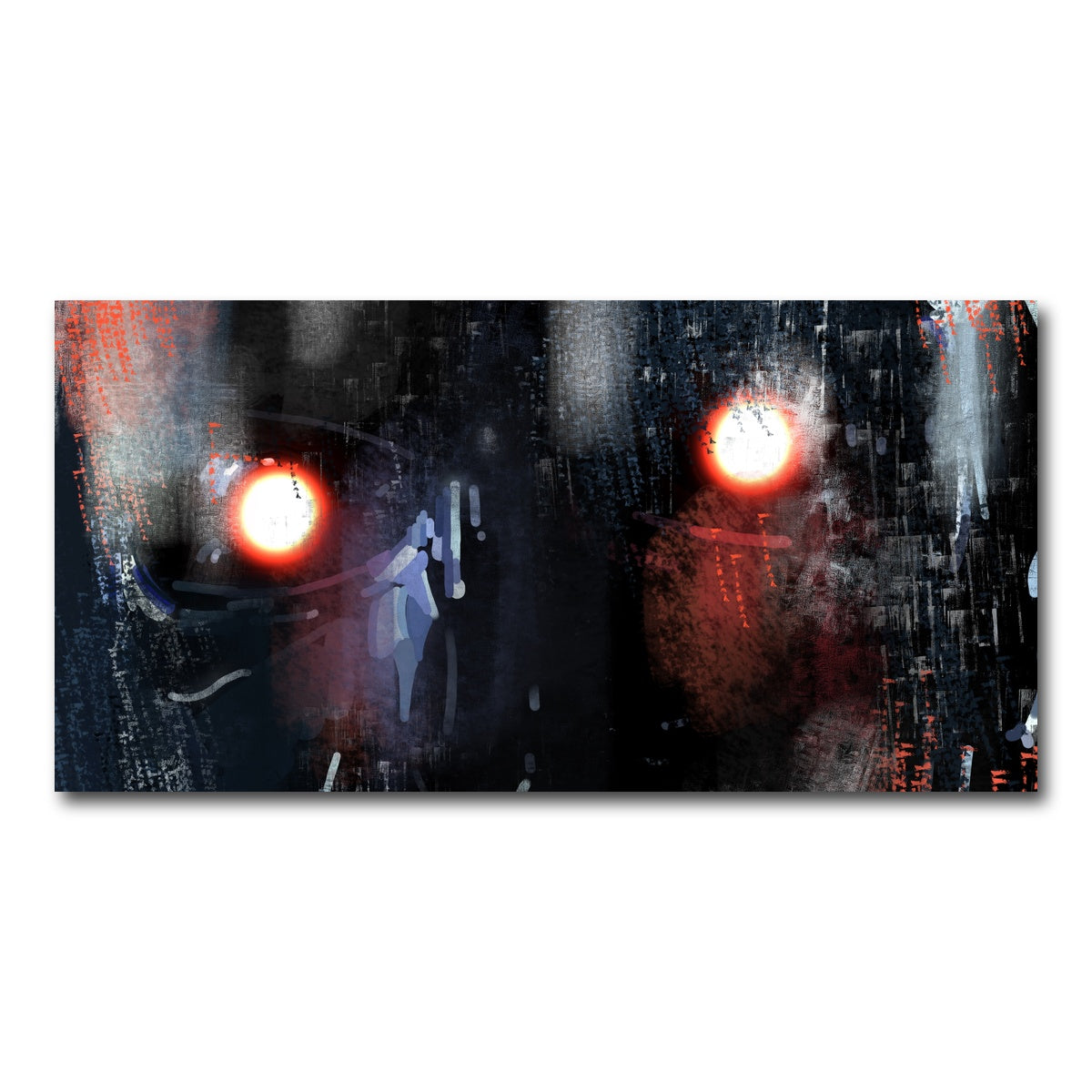 AUTO-MOCKUP WHITE | Terminator Eyes | 1 Piece | Gallery Wrap Canvas | group=2x1