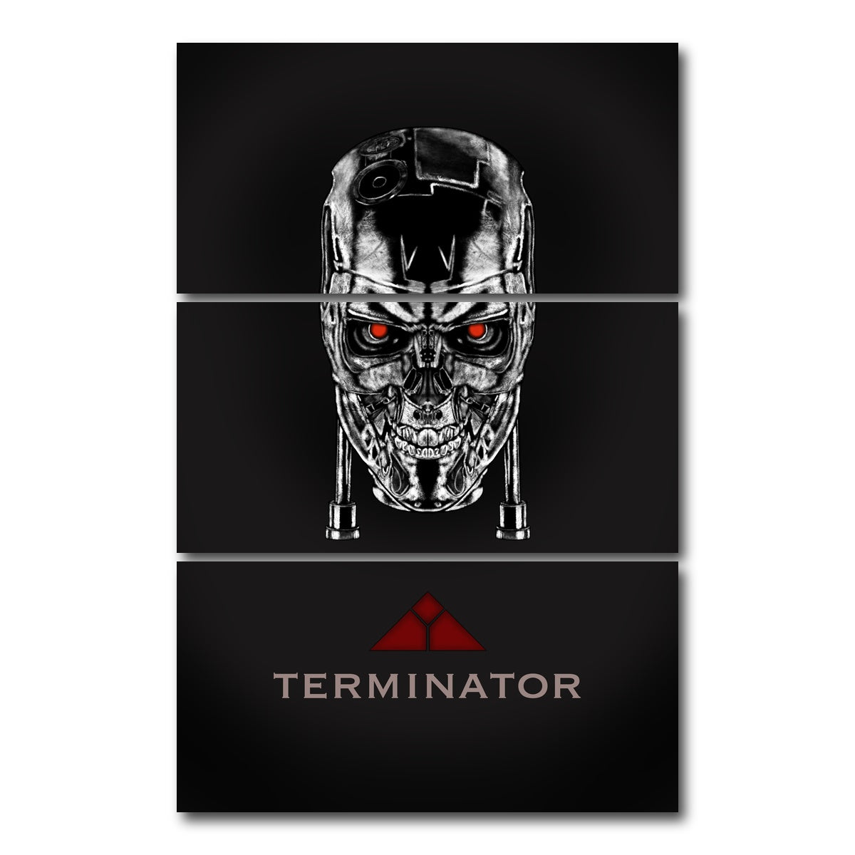 AUTO-MOCKUP WHITE | Terminator | 3 Piece | Gallery Wrap Canvas | group=12x24_stacked
