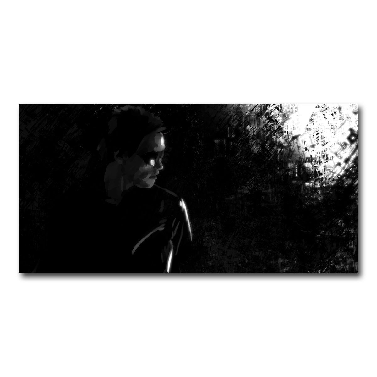 AUTO-MOCKUP WHITE | Terminator in the Shadows | 1 Piece | Gallery Wrap Canvas | group=2x1