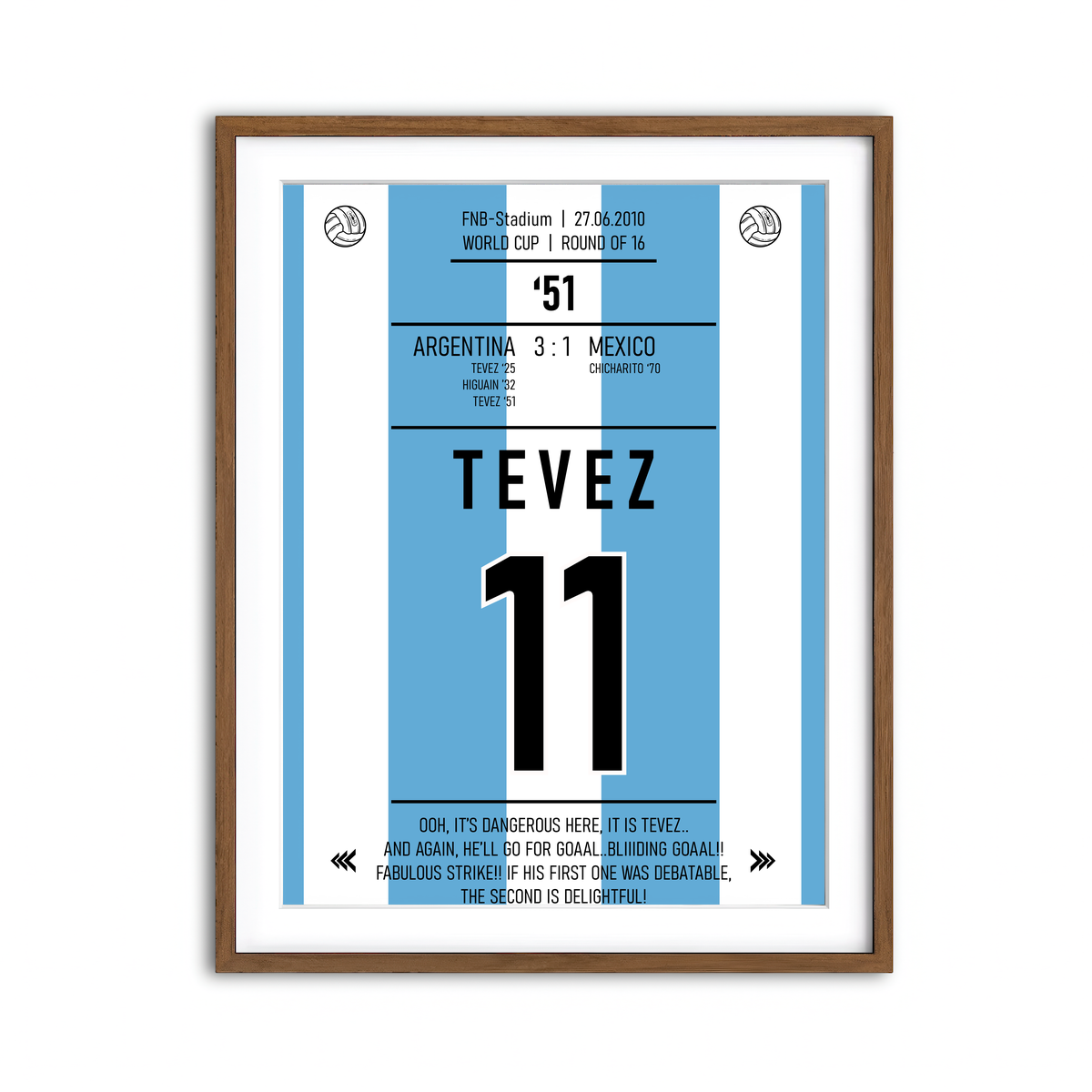 Framed Print 3x4 Walnut