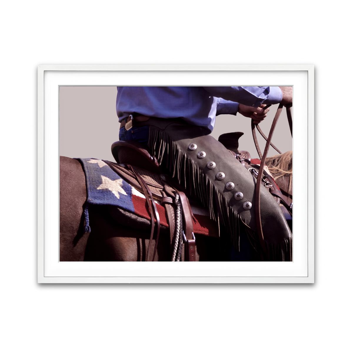 Framed Print 4x3 White