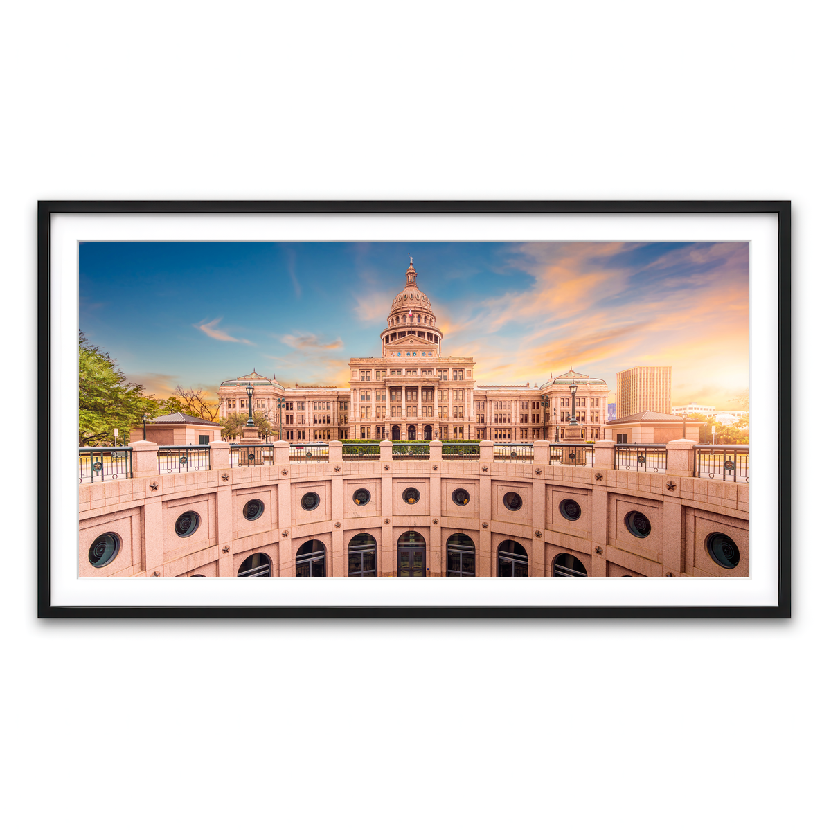 Framed Print 2x1 Black