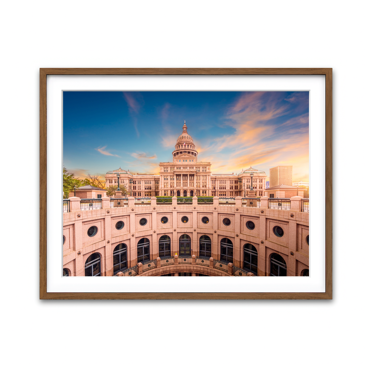 Framed Print 4x3 Walnut