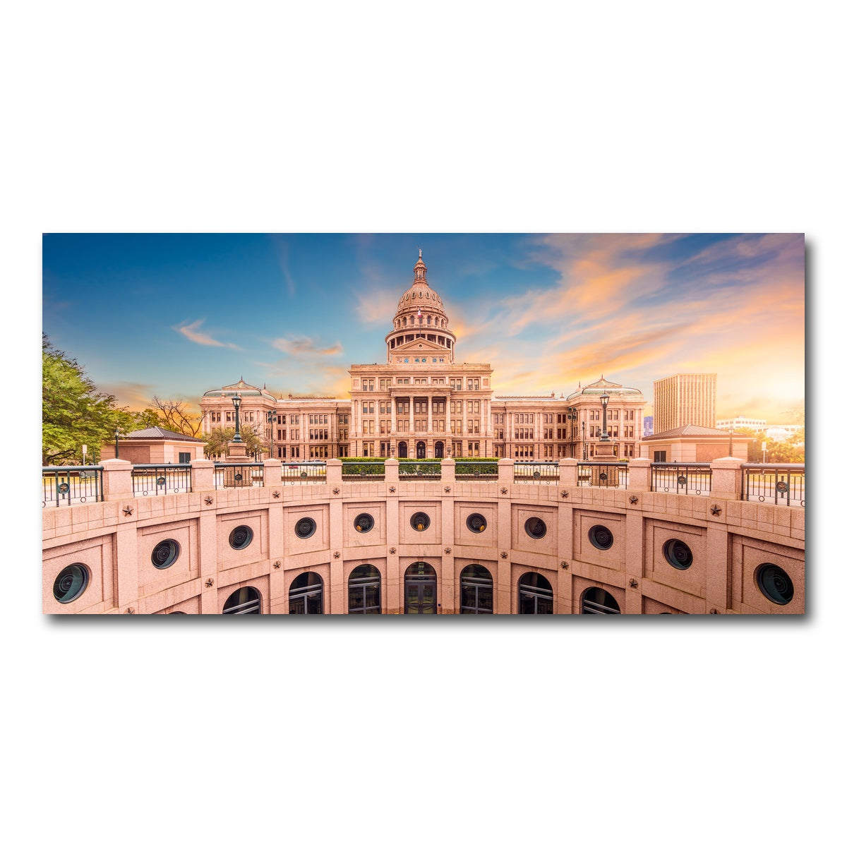 AUTO-MOCKUP WHITE | Texas State Capitol Building | 1 Piece | Gallery Wrap Canvas | group=2x1