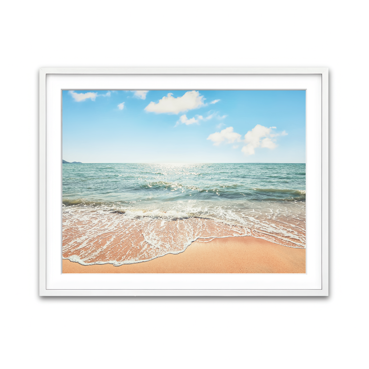 Framed Print 4x3 White