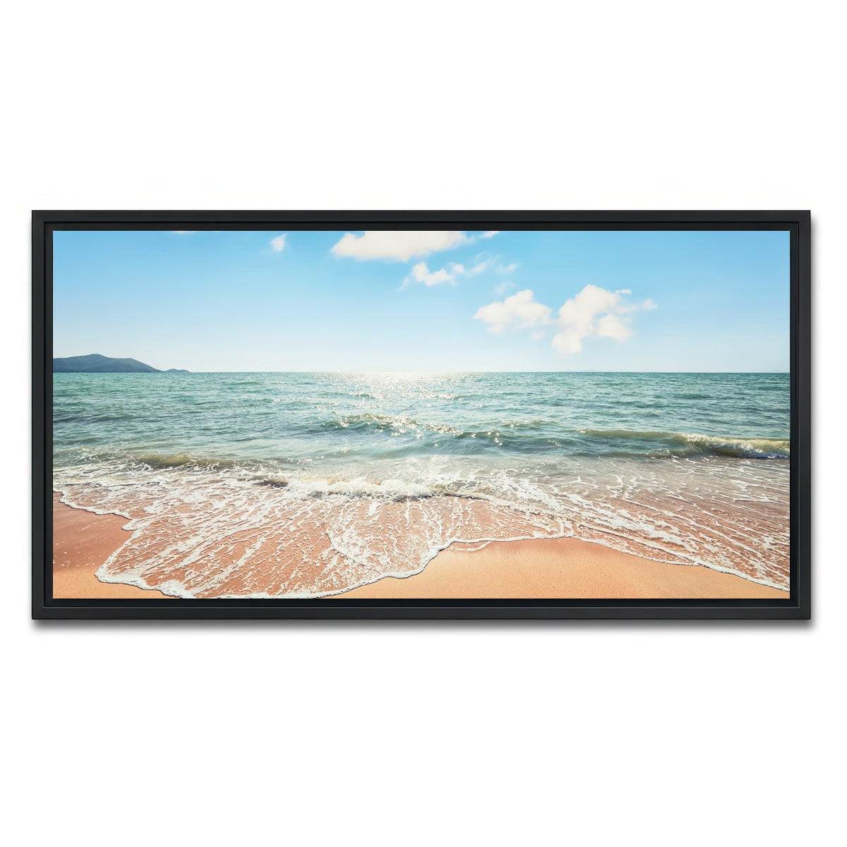 AUTO-MOCKUP WHITE | Thai Beach | 1 Piece | Black Framed Canvas | group=2x1