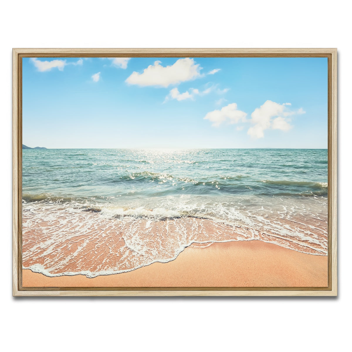 AUTO-MOCKUP WHITE | Thai Beach | 1 Piece | Natural Framed Canvas | group=4x3