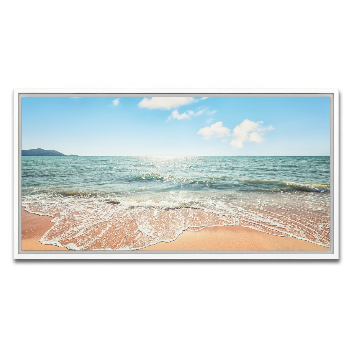 AUTO-MOCKUP WHITE | Thai Beach | 1 Piece | White Framed Canvas | group=2x1