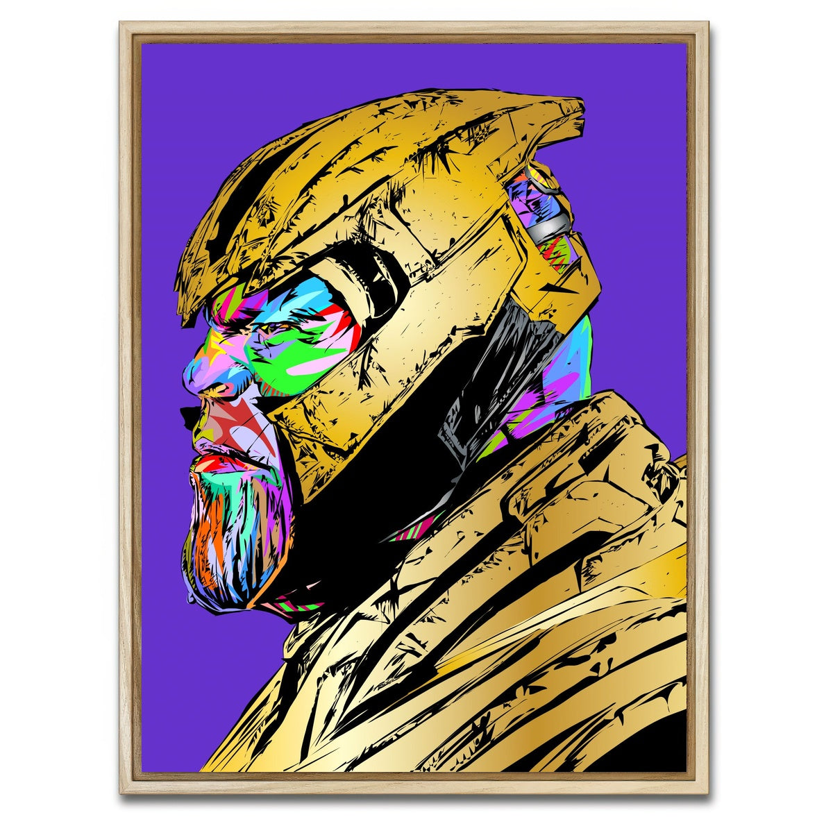 AUTO-MOCKUP WHITE | Thanos | 1 Piece | Natural Framed Canvas | group=3x4