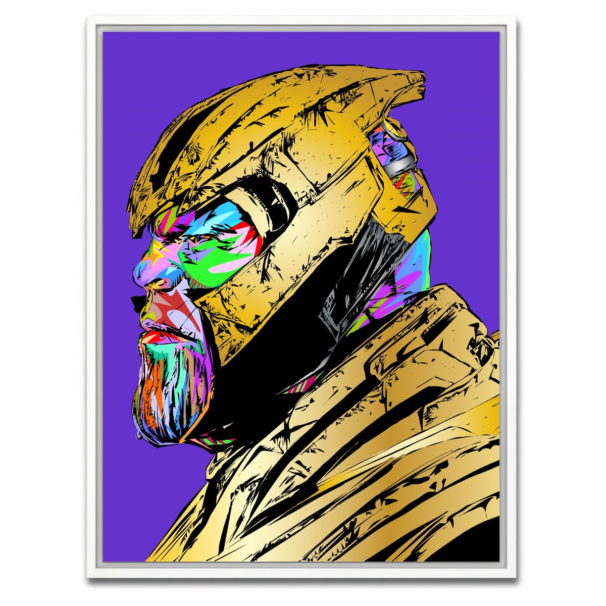 AUTO-MOCKUP WHITE | Thanos | 1 Piece | White Framed Canvas | group=3x4