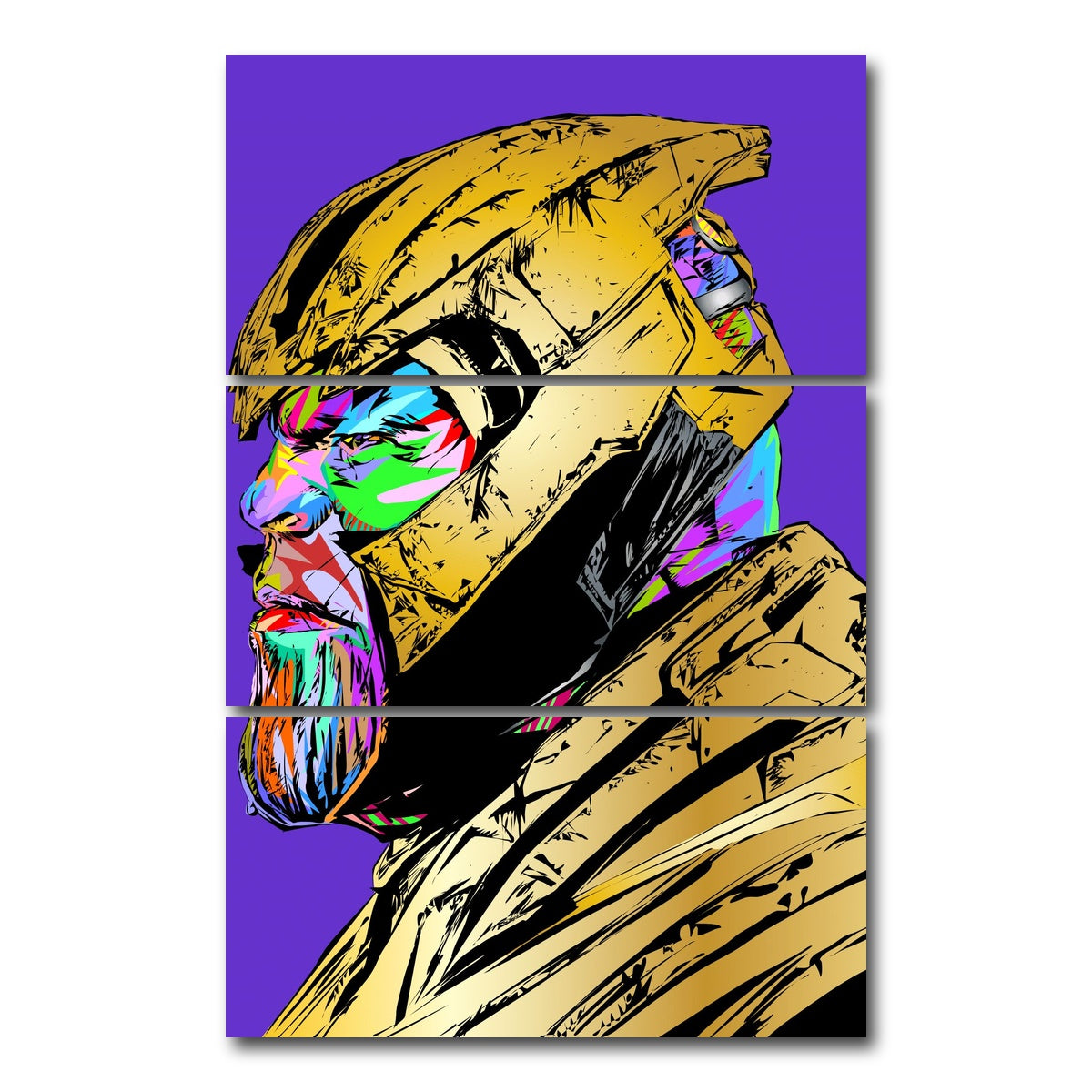 AUTO-MOCKUP WHITE | Thanos | 3 Piece | Gallery Wrap Canvas | group=12x24_stacked