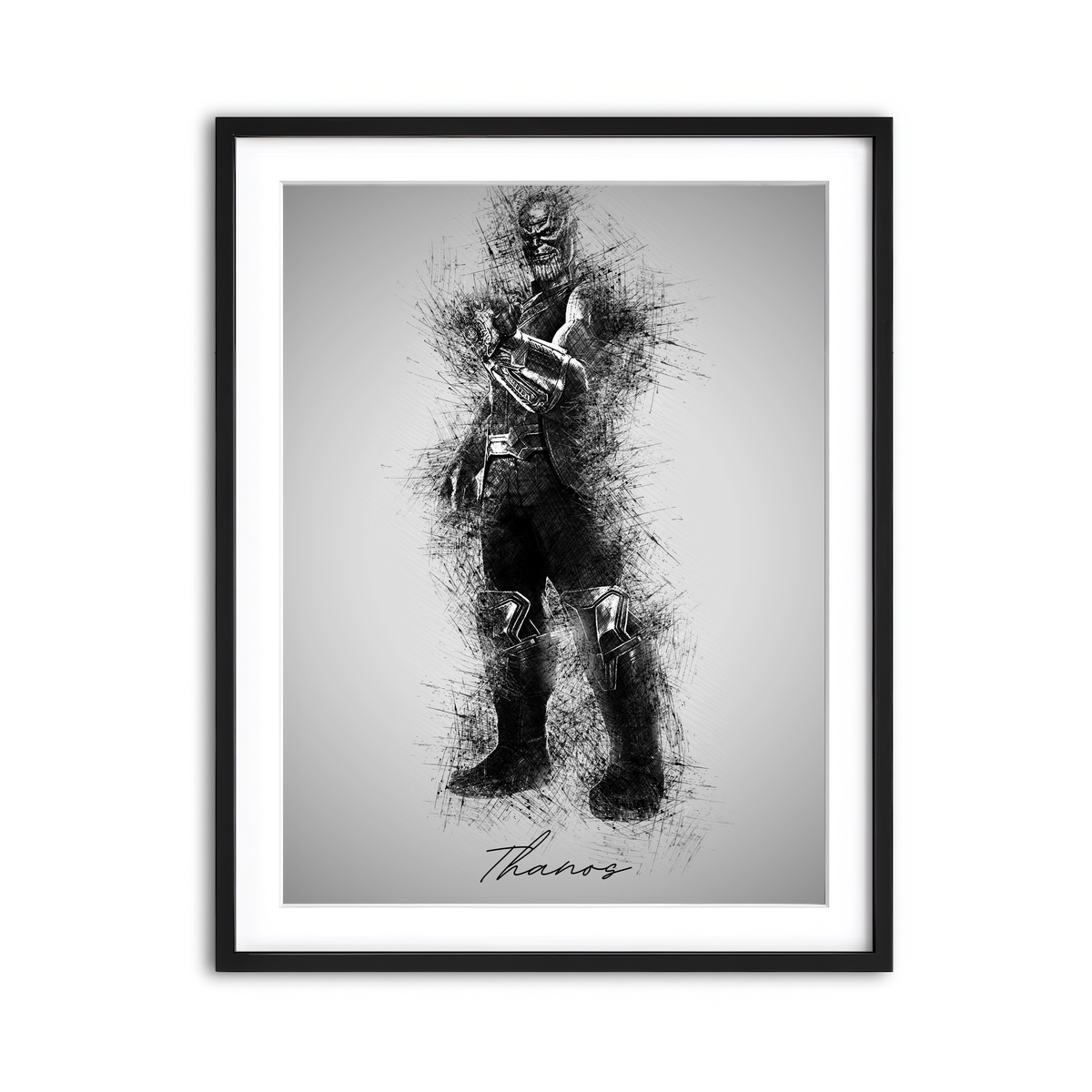 Framed Print 3x4 Black